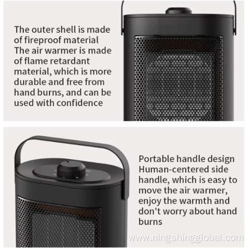 PTC Ceramic Fan Heater with Remote Control and Safety Features